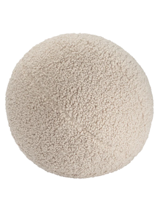 Children's Biscuit Brown Ball Teddy Cushion - Wigiwama