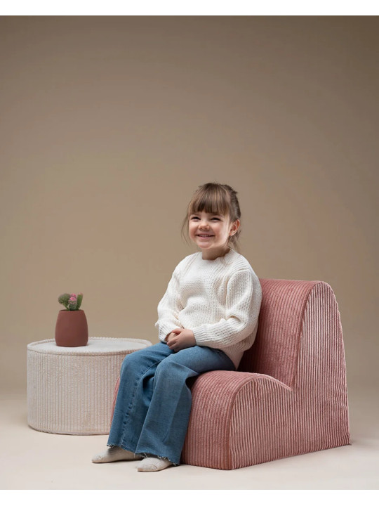 Children's Pink Mousse Cloud Chair - Wigiwama