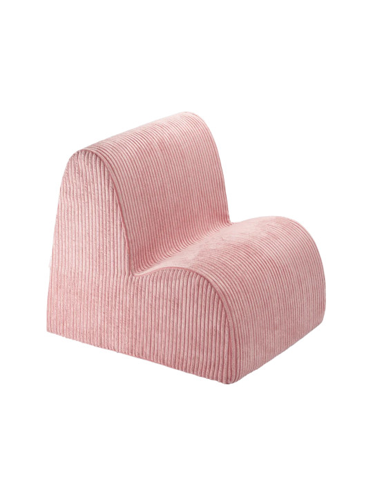 Poltroncina nuvola in velluto a coste rosa - Wigiwama