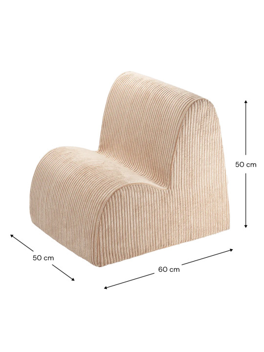 Children's Brown Sugar Mousse Cloud Chair - Wigiwama