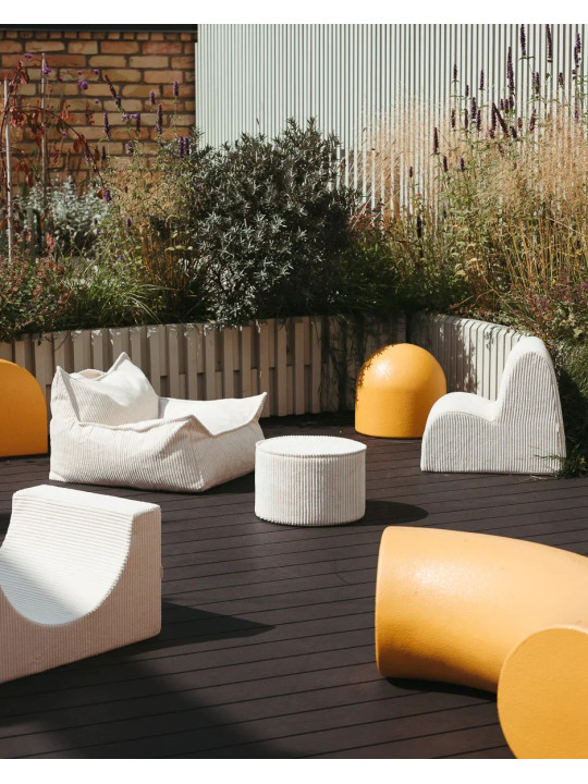 Children's Marshmallow White Mousse Cloud Chair - Wigiwama