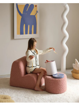 Children's Guava Pink Cloud Chair - Wigiwama