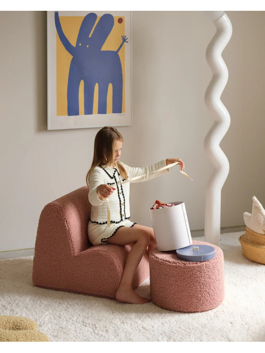 Children's Guava Pink Cloud Chair - Wigiwama