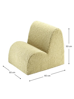 Children's Matcha Green Cloud Chair - Wigiwama