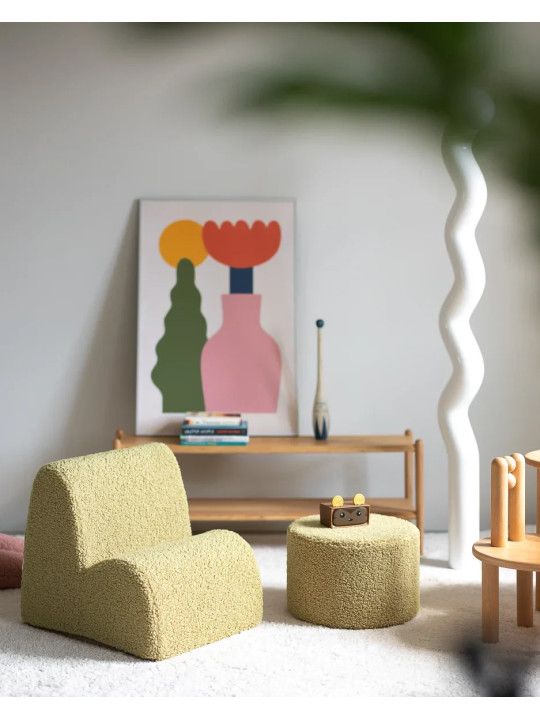 Children's Matcha Green Cloud Chair - Wigiwama
