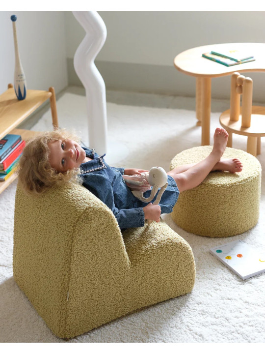 Children's Matcha Green Cloud Chair - Wigiwama