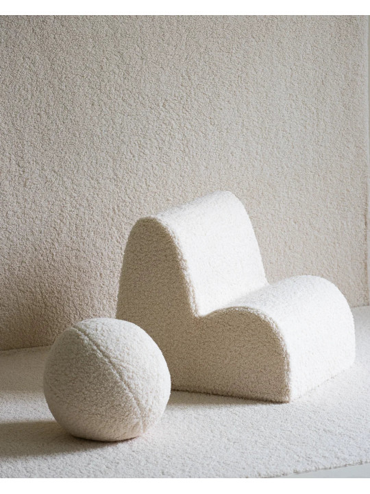 Children's Cream White Cloud Chair - Wigiwama