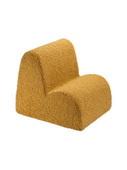 Poltroncina nuvola in tessuto teddy acero - Wigiwama