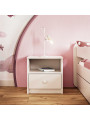 Children's bedside table Babydreams white - Kocot Kids