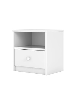 Comodino per bambini Babydreams in legno bianco - Kocot Kids