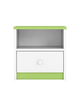 Comodino per bambini Babydreams in legno verde - Kocot Kids