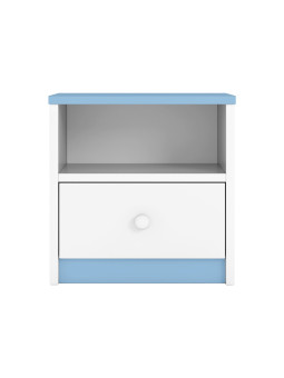 Comodino per bambini Babydreams in legno azzurro - Kocot Kids