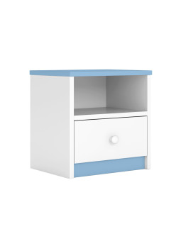 Comodino per bambini Babydreams in legno azzurro - Kocot Kids