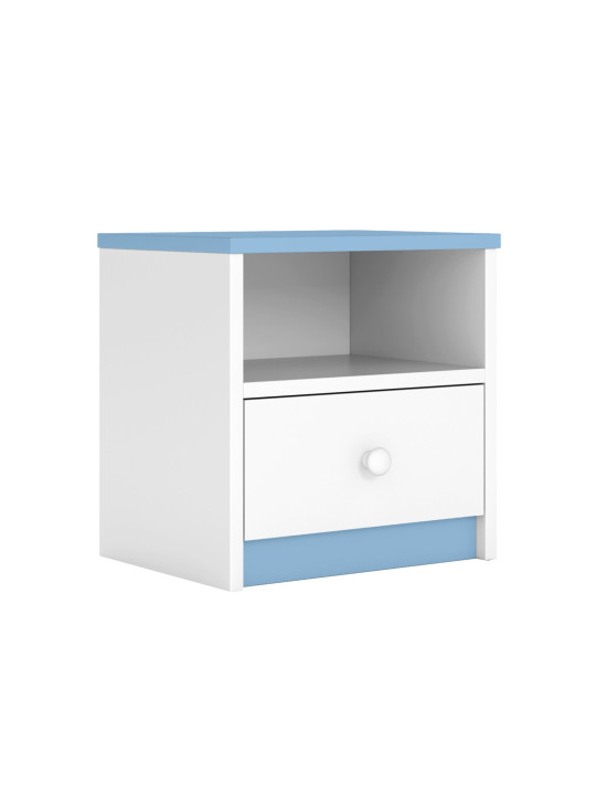 Comodino per bambini Babydreams in legno azzurro - Kocot Kids