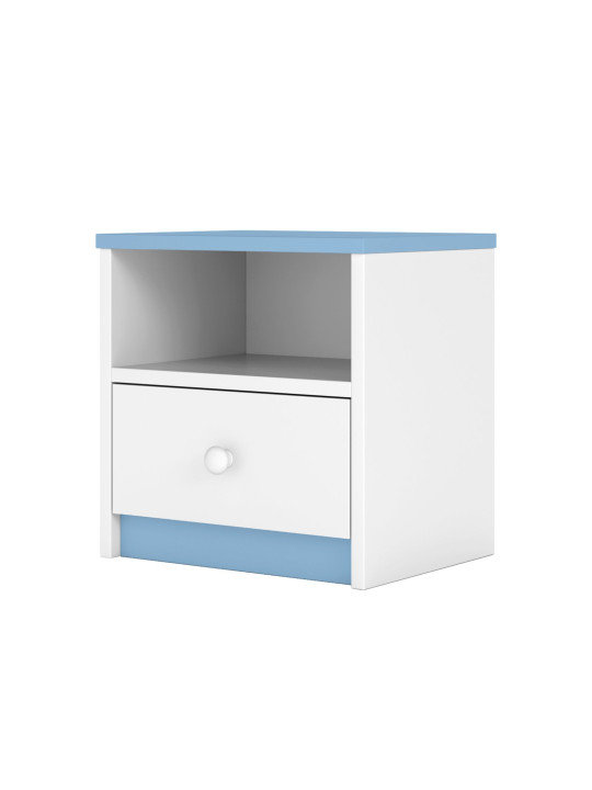 Comodino per bambini Babydreams in legno azzurro - Kocot Kids