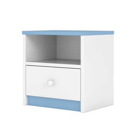 Comodino per bambini Babydreams in legno azzurro - Kocot Kids