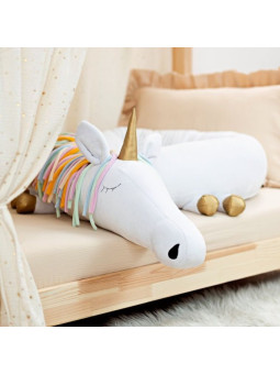 Children’s plush bed bumper Unicorn - Benlemi