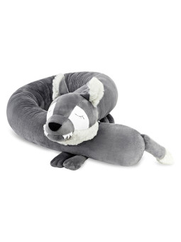 Children’s plush bed bumper Wolf - Benlemi