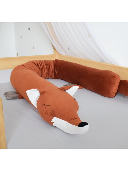 Children’s plush bed bumper Fox - Benlemi