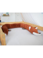Children’s plush bed bumper Fox - Benlemi