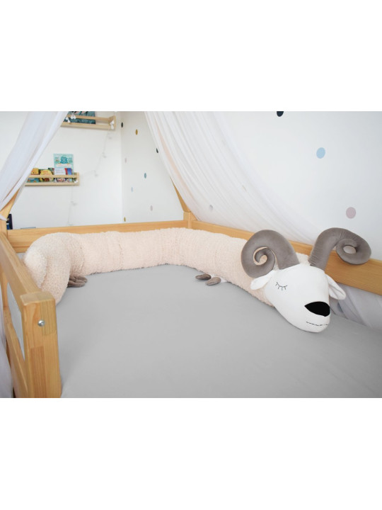 Children’s plush bed bumper Lamb - Benlemi