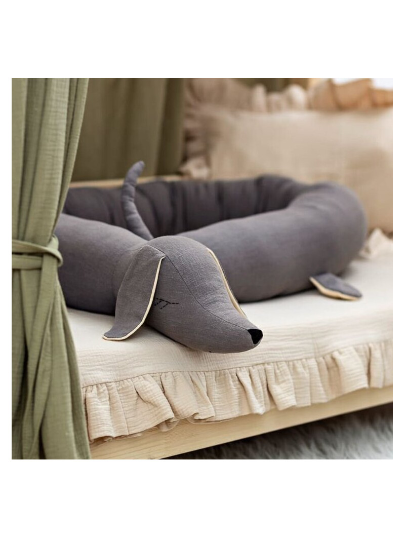 Children’s plush bed bumper Dachshund - Benlemi