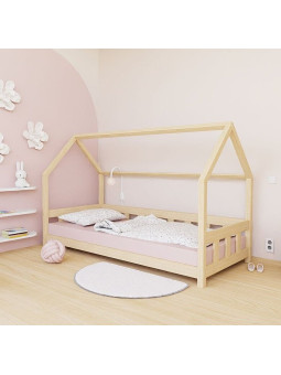 Lettino casetta basso montessoriano per bambini Plotty - Benlemi