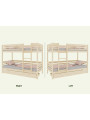 Letto a castello per bambini Tuly con scaletta - Benlemi
