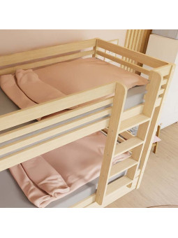 Children's Bunk bed Tuly with ladder - Benlemi