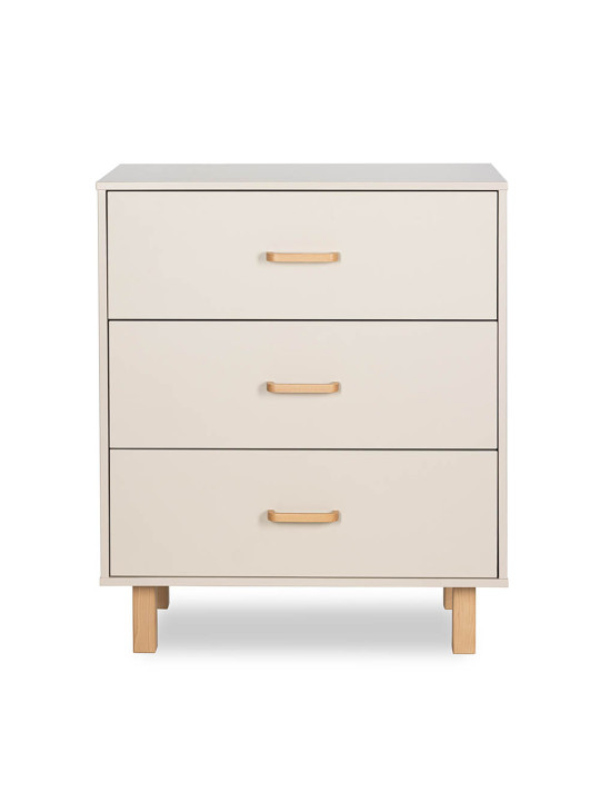 Cassettiera con Fasciatoio Laura in legno champagne  - Little Sky
