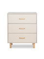 Cassettiera con Fasciatoio Laura in legno champagne  - Little Sky