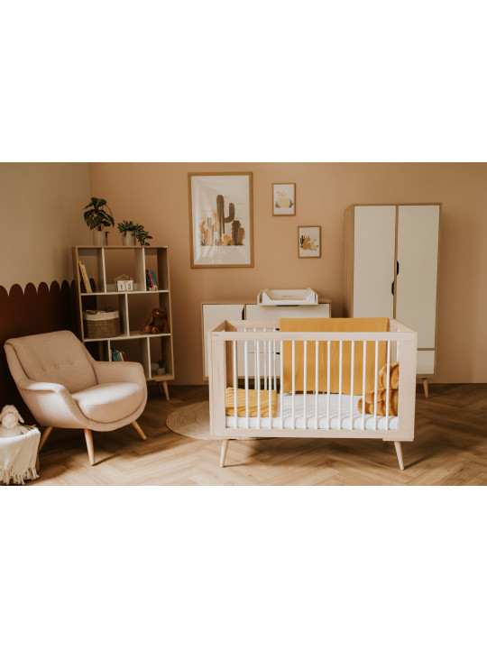 Culla / Lettino 60x120 Sofie in legno di faggio naturale - Little Sky