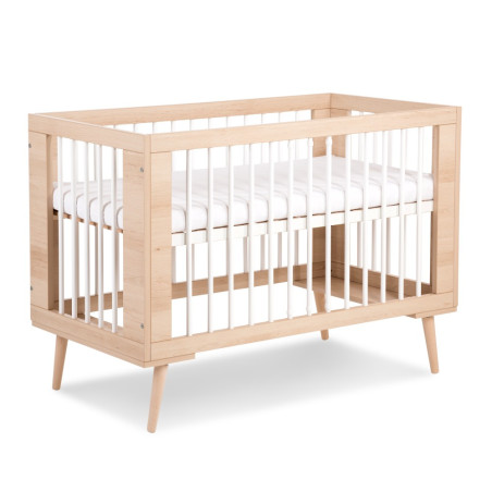 Baby Cot 60x120 Sofie in natural wood - Little Sky