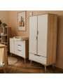 Armadio 2 ante Sofie per camerette bambini - Little Sky