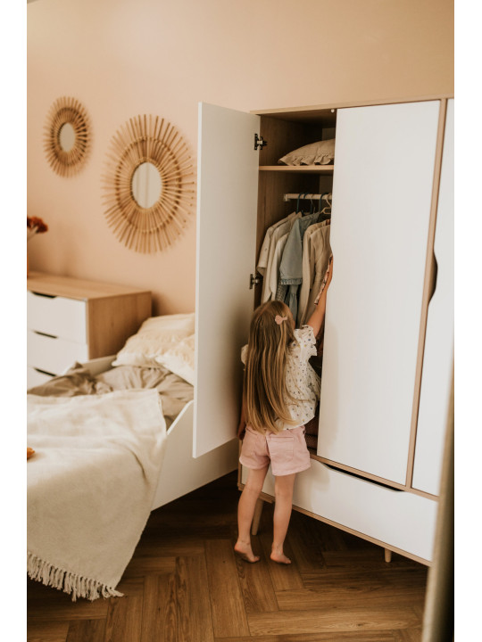Children's 3-Door Wardrobe Sofie - Little Sky