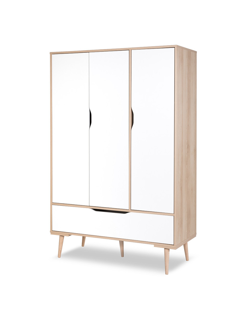 Children's 3-Door Wardrobe Sofie - Little Sky