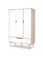 Children's 3-Door Wardrobe Sofie - Little Sky