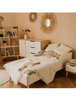 Children Bed 80x180 Sofie in natural wood - Little Sky