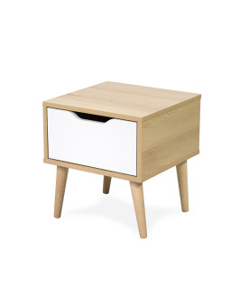 Comodino Sofie in legno di faggio naturale - Little Sky