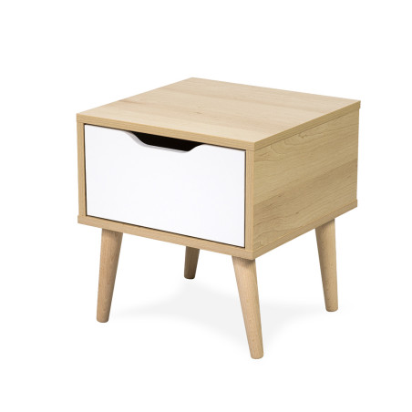 Children Bedside table Sofie in natural wood - Little Sky