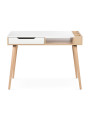 Children's Desk Sofie in natural / white wood - Little Sky