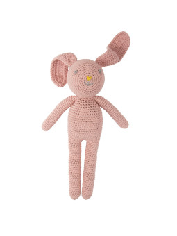 Pink Crochet Hazel Bunny