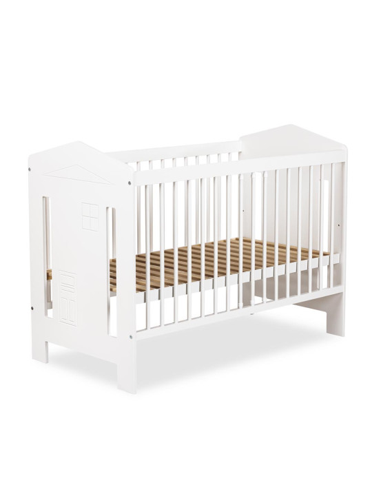 Culla / Lettino casetta 60x120 Ida in legno bianco - Little Sky