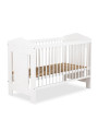 Baby House Cot Bed 60x120 Ida in white wood - Little Sky