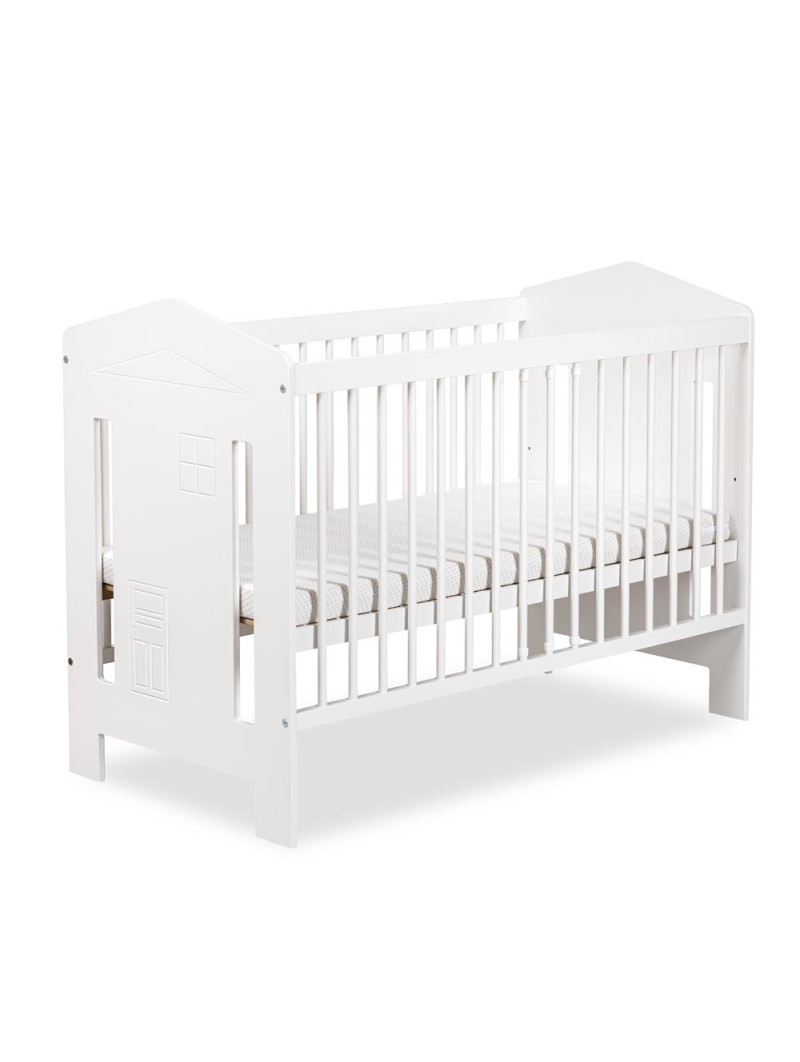 Culla / Lettino casetta 60x120 Ida in legno bianco - Little Sky