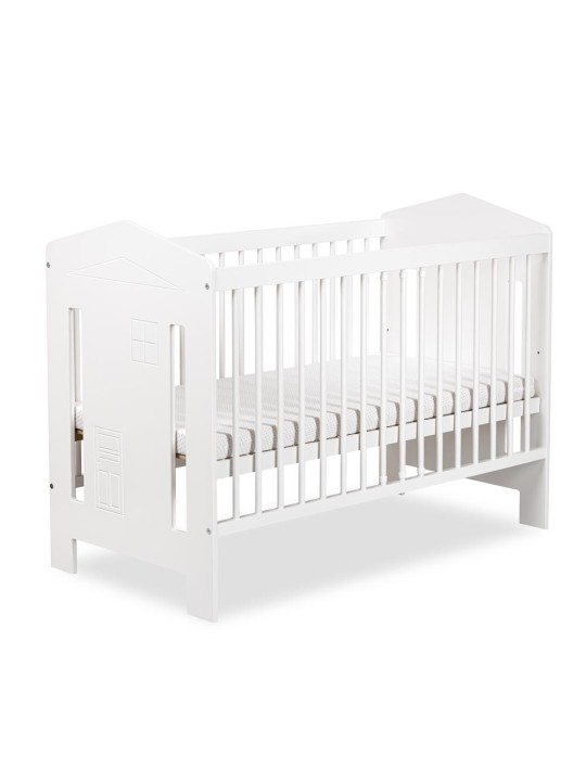Culla / Lettino casetta 60x120 Ida in legno bianco - Little Sky