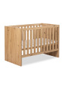 Baby Cot Bed 60x120 Amelia in oak wood - Little Sky