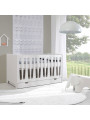 Culla 140x70 per la Cameretta dei Bambini in MDF - Collezione Moon