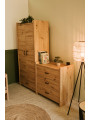 Chest of drawers Amelia in oak wood - Little Sky