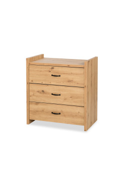 Chest of drawers Amelia in oak wood - Little Sky